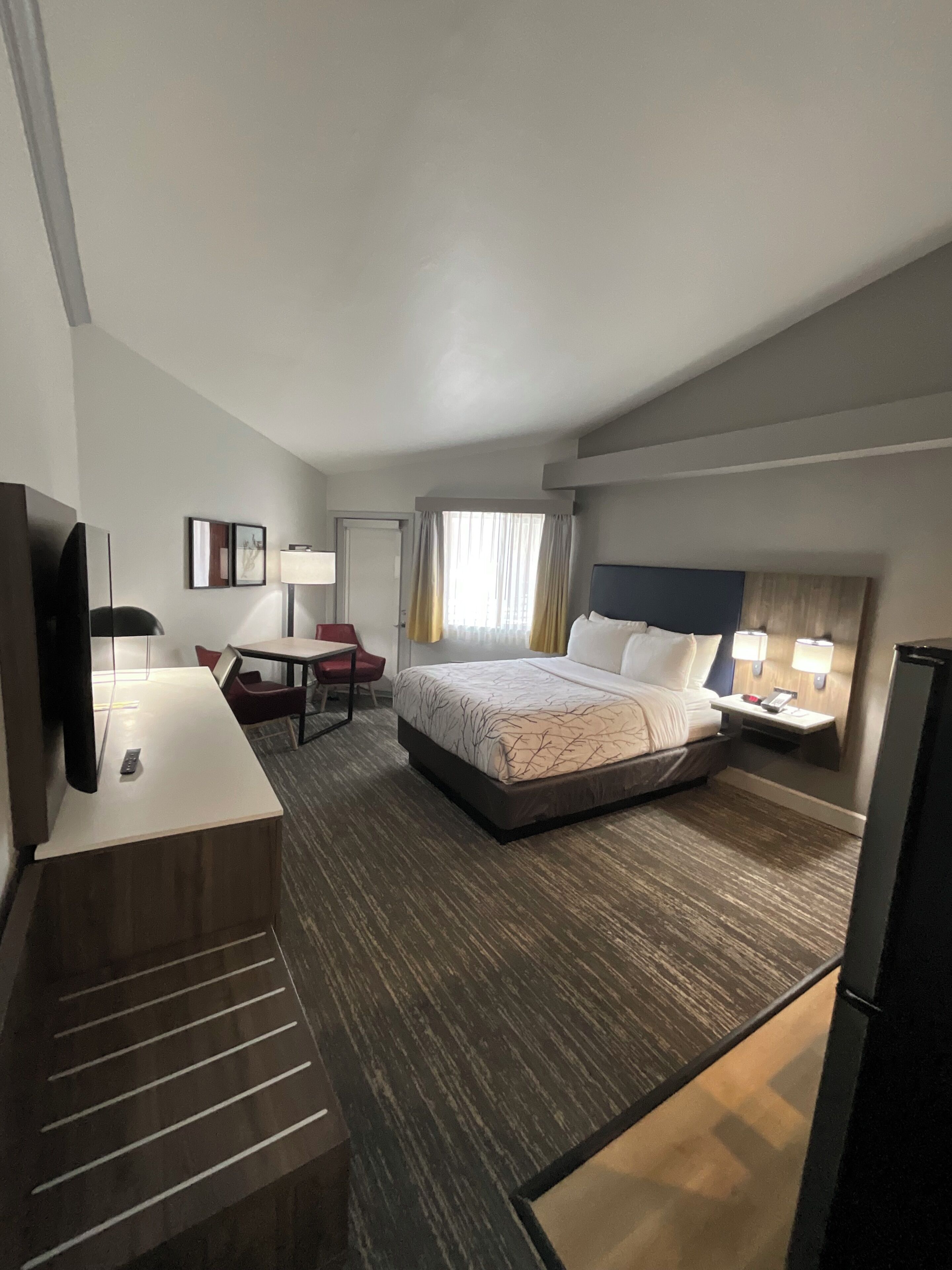 In-room safe, desk, laptop workspace, iron/ironing board