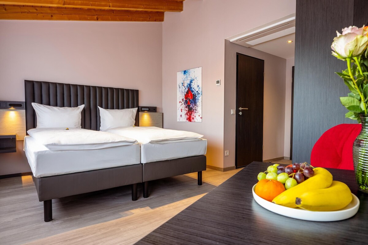 Habitación Premium, 2 camas individuales | Ropa de cama hipoalergénica, escritorio, wifi gratis y ropa de cama 