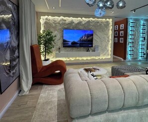 Standard Apartment, Balcony, City View | Living area - Opulence Reality Stays (Lagos)