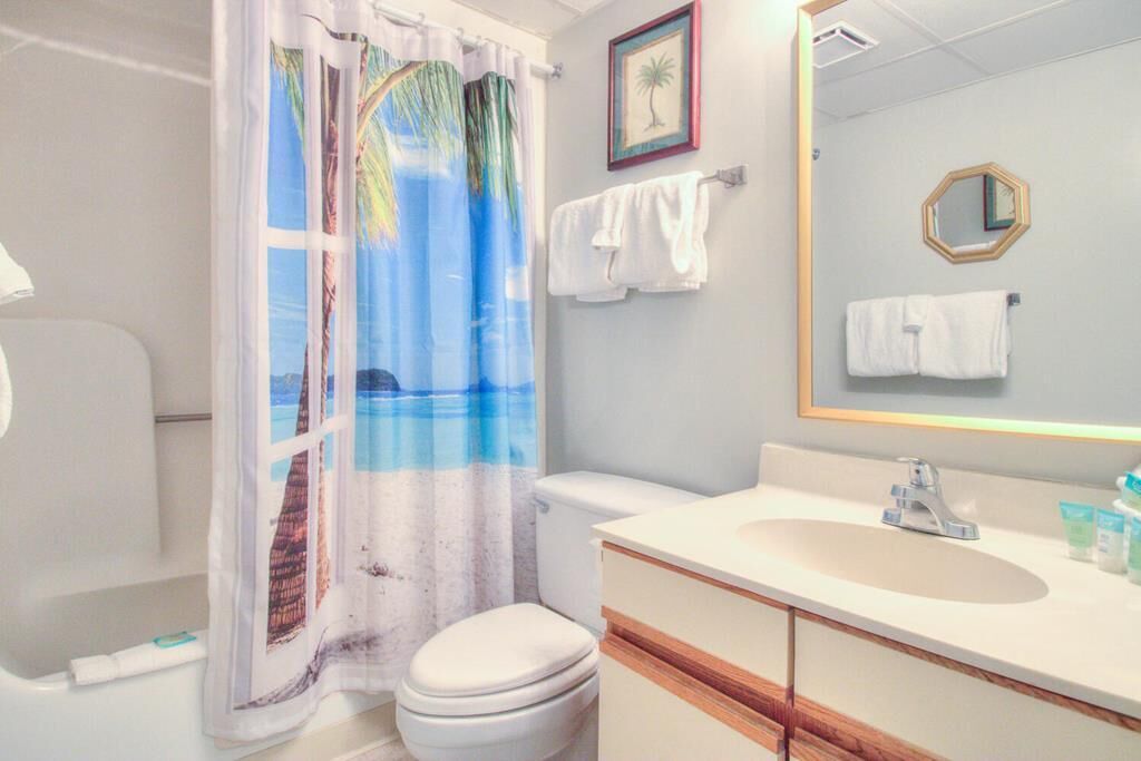 Hair dryer, towels