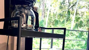 Appartement Deluxe, balcon, vue montagne | Repas et boissons