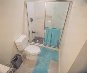 Shower - Modern 3 BR- 2 bath, Walking distance to all amenities, Downtown POS (Port of Spain)