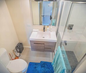 Shower - Modern 3 BR- 2 bath, Walking distance to all amenities, Downtown POS (Port of Spain)