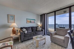 Smart TV, books - Experience oceanfront luxury at 0411 Seaside Sunrise, Carolina Beach! (Carolina Beach)