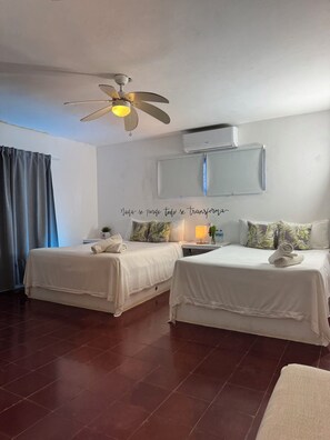 Classic Quadruple Room, Garden View - Hotel Boutique Casa Grande Playa Bonita (Las Terrenas)