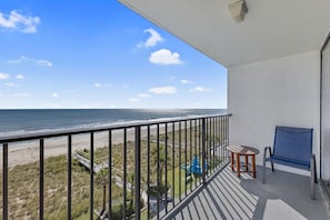 Atlantic Towers 508-print-021-018-Balcony-4200x2800-300dpi - Oceanfront 1BR retreat with stunning views in Carolina Beach 0508 (Carolina Beach)