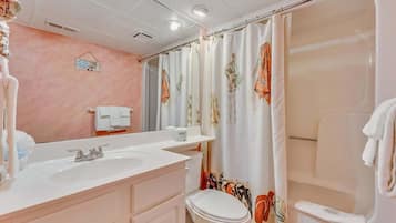 Hair dryer, towels