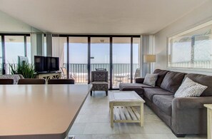 TV - Oceanfront 2-Bedroom Condo in Carolina Beach – Perfect for a seaside getaway! (Carolina Beach)