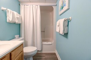 Bathroom - Seaside serenity awaits at 0609 Oceanfront Escape in Carolina Beach! (Carolina Beach)
