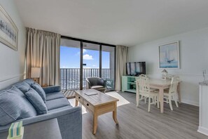 TV - Seaside serenity awaits at 0609 Oceanfront Escape in Carolina Beach! (Carolina Beach)