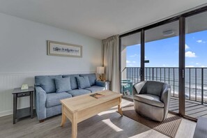 TV - Seaside serenity awaits at 0609 Oceanfront Escape in Carolina Beach! (Carolina Beach)
