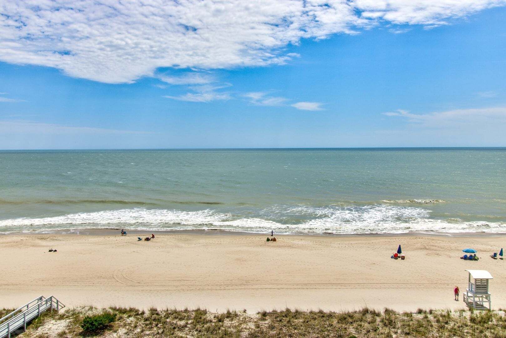 On the beach