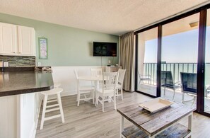Dining - Oceanfront 2-Bedroom Escape in Carolina Beach - Perfect for 6! (Carolina Beach)