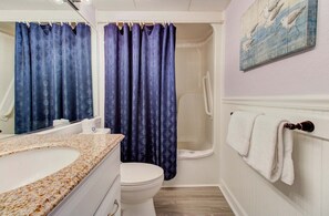 Bathroom - Oceanfront 2-Bedroom Condo at Carolina Beach - Stunning Views Await! (Carolina Beach)