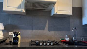 Microwave, oven, stovetop, paper towels