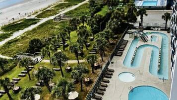 Indoor pool, outdoor pool