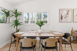 House, Multiple Beds, Pool Access, Mountain View (Nueva Vista 2) | Dining - Welcome to Casa Cielo Vista, a Bright South Palm Springs Retreat! (Palm Springs)