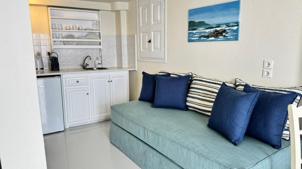 Phòng Suite Deluxe, quang cảnh biển | Khu phòng khách