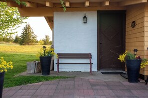 Chalet, patio | Detalle exterior