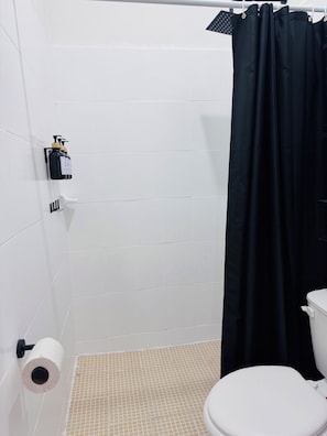 Towels, soap, toilet paper