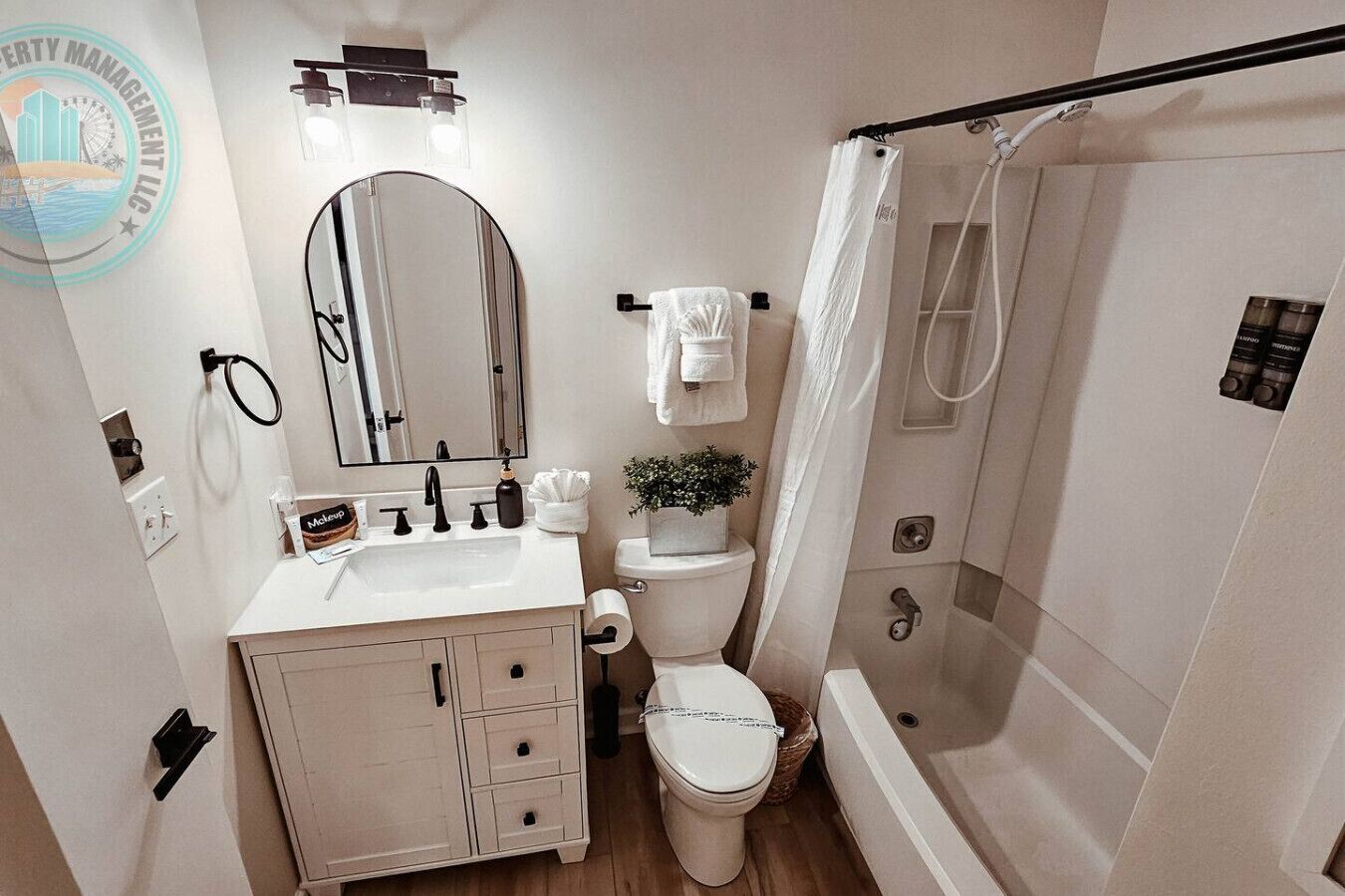 Hair dryer, towels