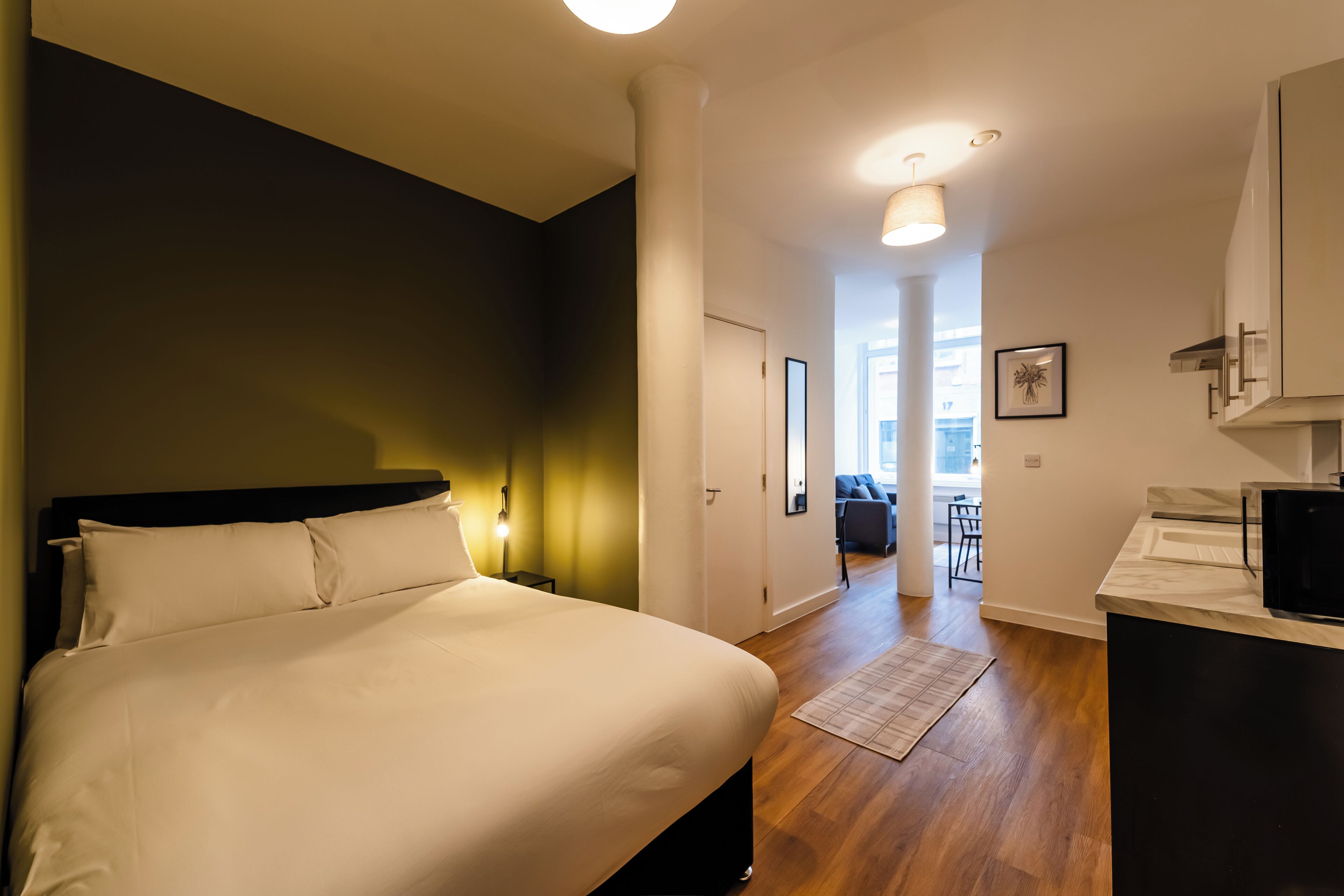 舒适开间, 无烟房, 简易厨房