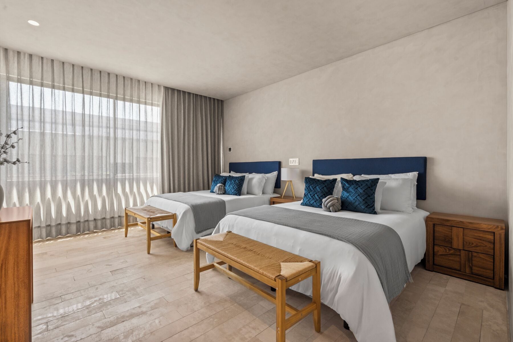 Ático, patio, vistas al mar