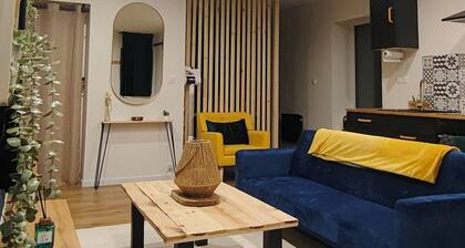 L'oasis Noir, comfortable 50m2 apartment