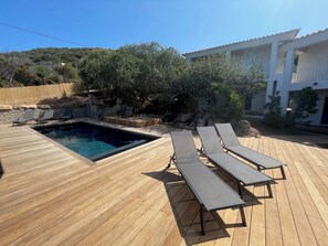 Pool - Vacation home 6p, with swimming pool and sea view of the Sanguinaires Islands (Coti-Chiavari)