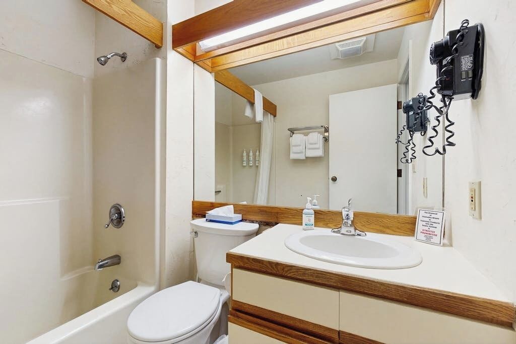 Hair dryer, towels
