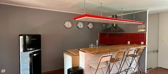 1km from the sea Village house with terrace, renovated with lots of character