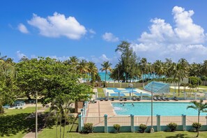 Lejlighed - balkon - udsigt til pool | Pool | Udendørs pool
