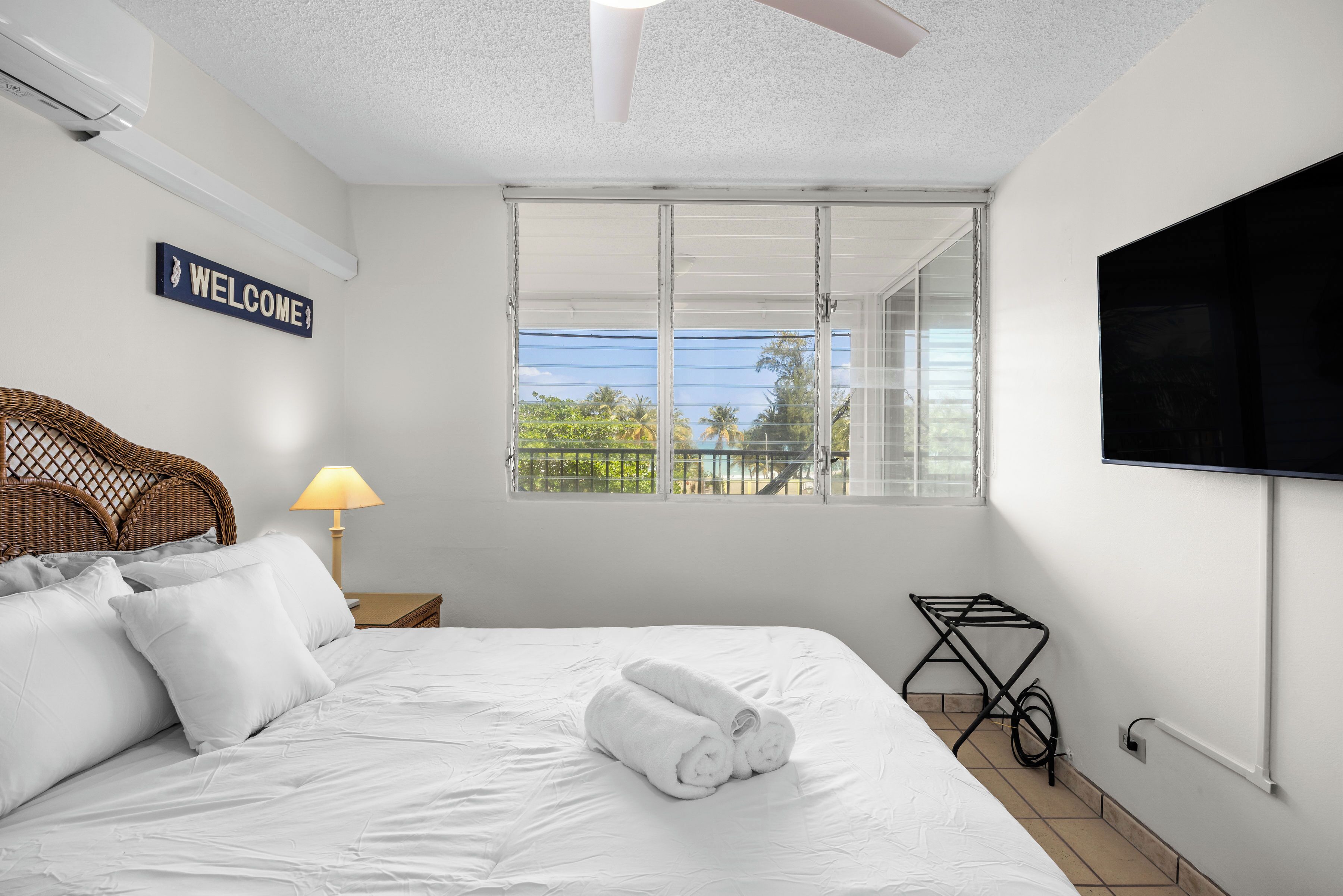 Deluxe-lejlighed - balkon - udsigt til pool