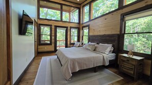 3 bedrooms, WiFi, bed sheets - Panoramic Views & Hot Tub Bliss – Your Private Mountain Sanctuary (Blue ridge)