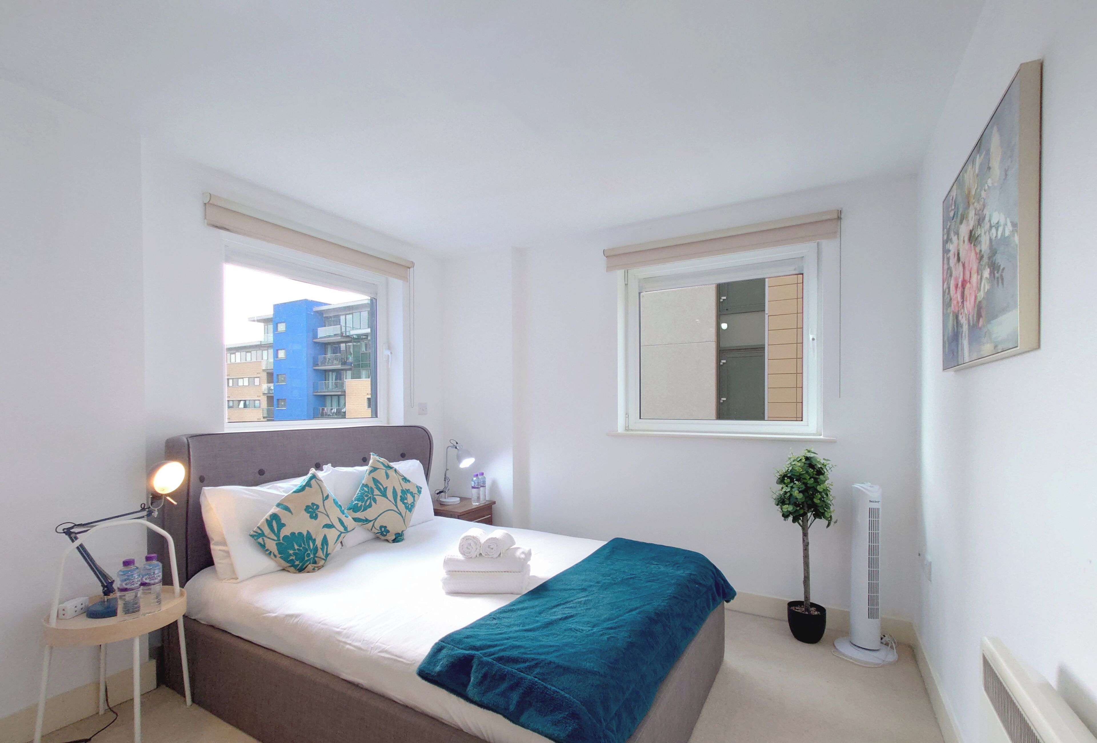 Appartement, 2 slaapkamers (in Beckton, 401 DRI) | Een bureau, een strijkplank/strijkijzer, gratis wifi, beddengoed