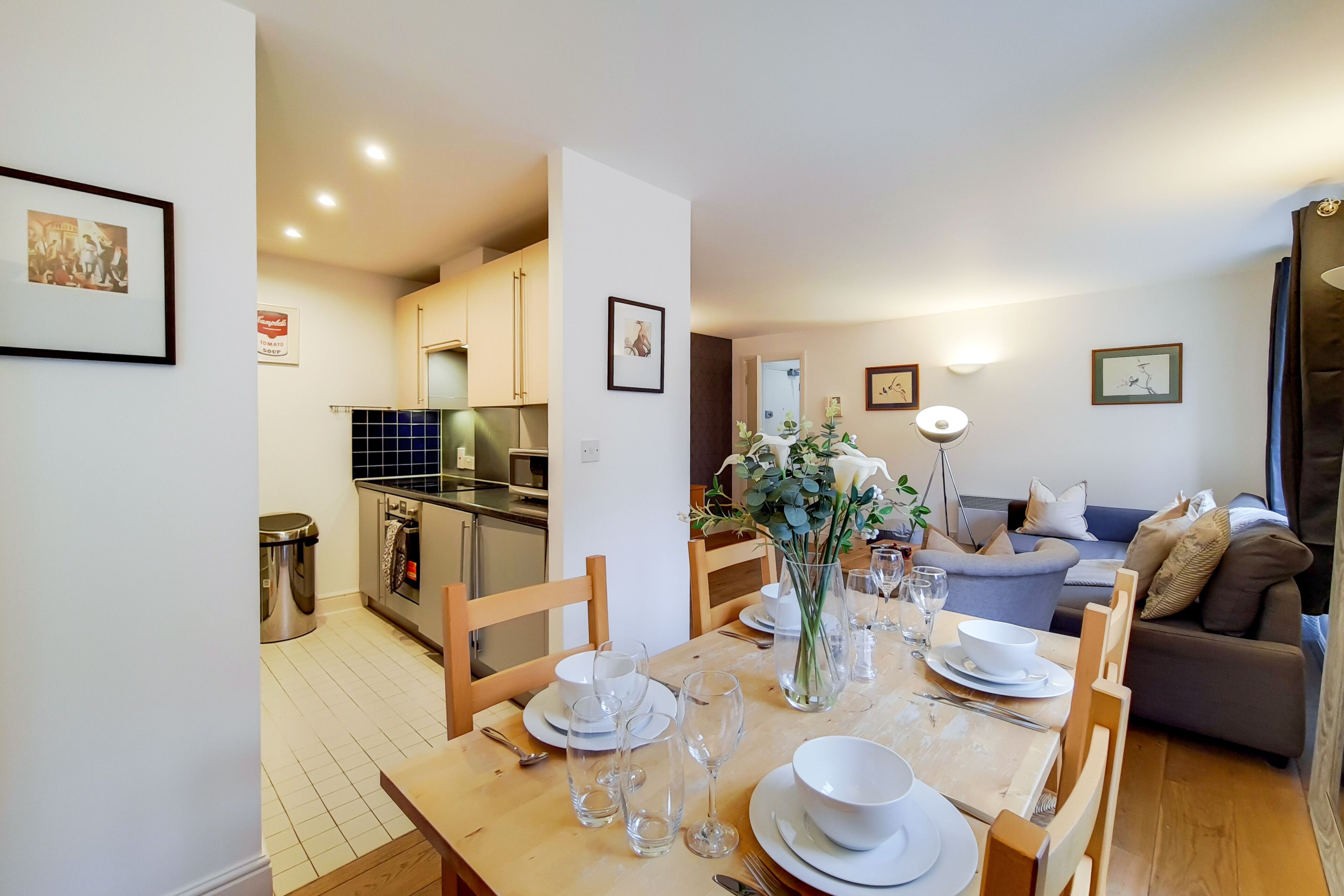 아파트, 침실 2개 (in Aldgate East, 204 DRY) | 거실 공간