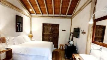 Double Room, Pool View | In-room safe, blackout drapes, iron/ironing board, free WiFi