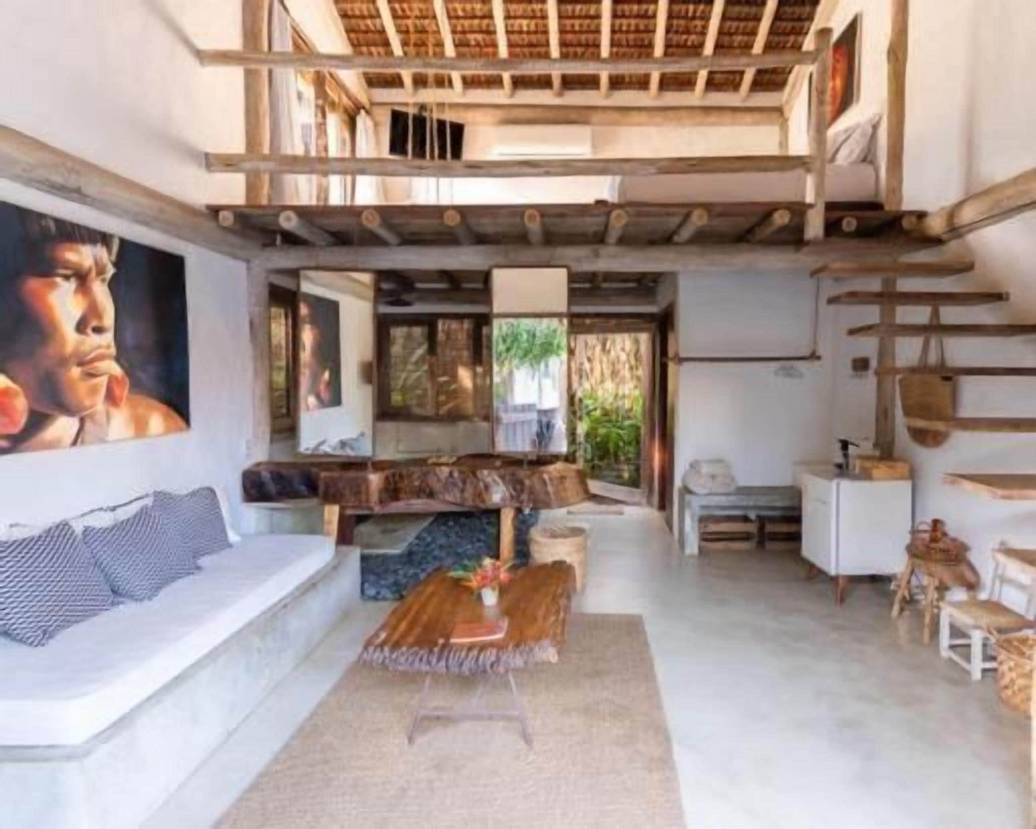 Superior Double Room, Patio, Pool View | Living area