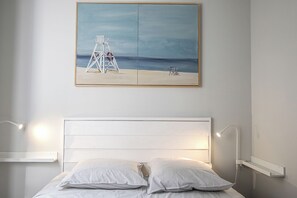 Appartement Duplex Familial, 2 chambres, non-fumeurs, cuisine (Duplex le Pélican) | Décoration personnalisée, ameublement personnalisé, lits bébé (gratuits)