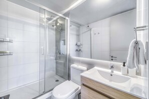 Shower - Duna Suite 1D con Vistas Hermosas (Concón)