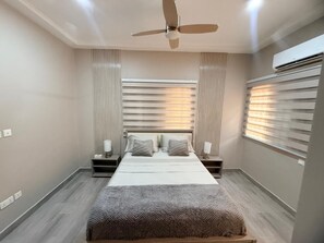 2 bedrooms, iron/ironing board, WiFi, bed sheets - Nhyira Villas: Beautiful Brand New 2-Bedroom/ 2.5 Bath Apartment in Adenta w/ AC (Adenta)