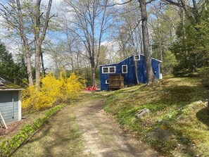 Property grounds - Lovely lakefront cottage, filled with light (Westhampton)