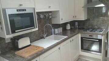 Microwave, oven, stovetop