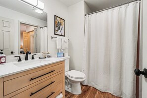 Hair dryer, towels