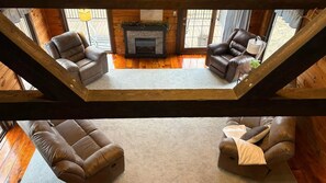 Interior -  Enjoy a beautiful log cabin overlooking Belleville, PA with stunning views (Belleville)