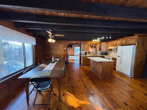 Dining - Enjoy a beautiful log cabin overlooking Belleville, PA with stunning views (Belleville)