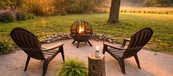 Private 2 RV Glamping Retreat w/ Hot Tubs
