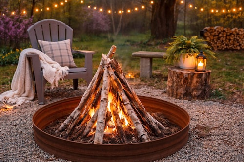 Firefly-A Cozy Escape at Birch + Flame Hot Tub