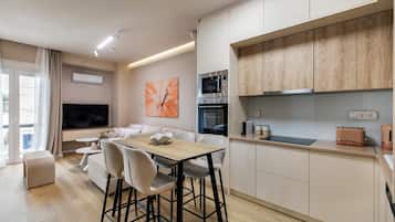 Appartement Supérieur, vue ville | Cuisine privée