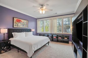 4 bedrooms, iron/ironing board, travel crib, WiFi